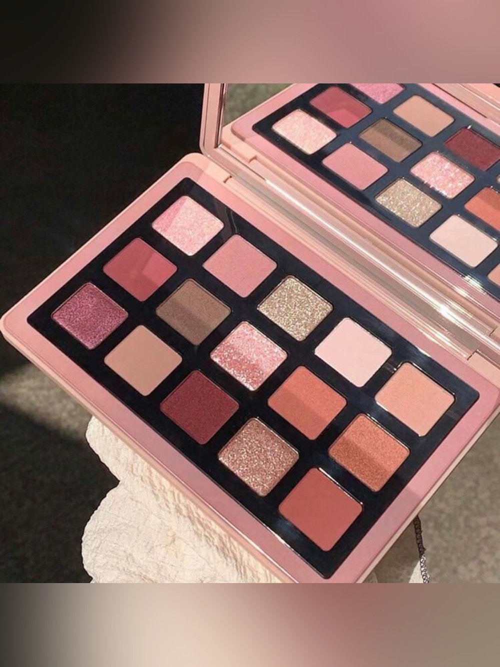 Ulta Beauty Pink & Peach Eyeshadow Palette - Rose, Coral, Champagne